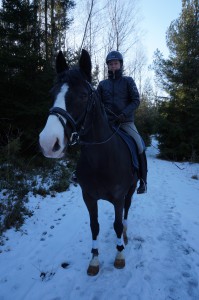 En första skrittur efter operationen.